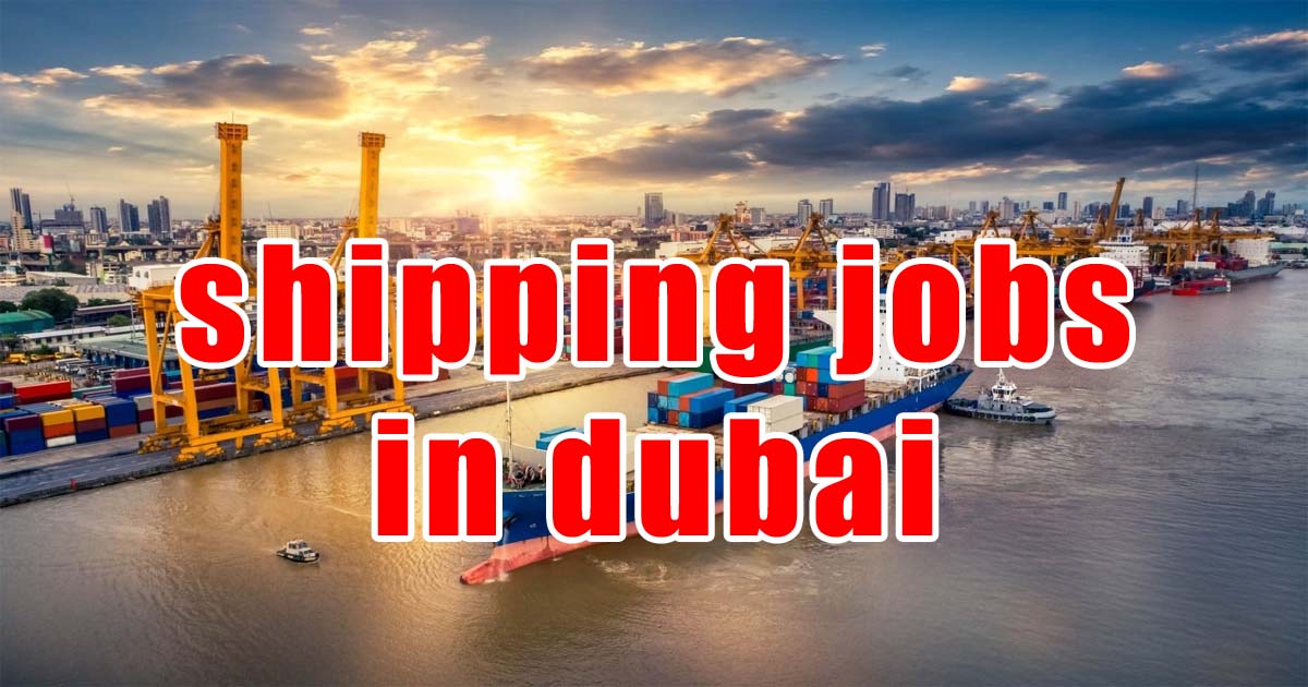 shipping jobs in dubai