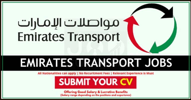 Emirates Transport Careers 2023: Dubai Government Vacancies