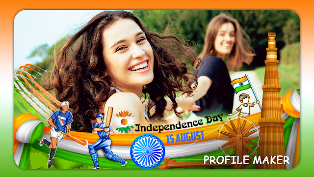 You can make Amazing Independence Day Greetings with your own photo in a single click