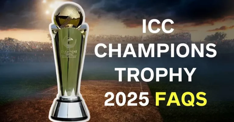 ICC Champions Trophy 2025 Live Streaming Match Details