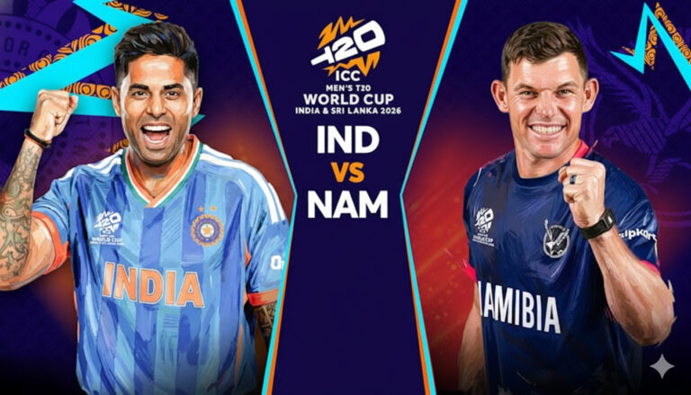 India vs Namibia T20 Live Streaming