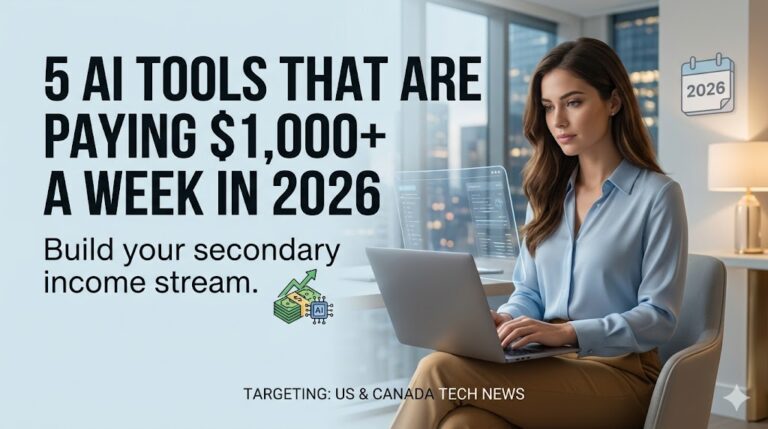 5 AI Tools That Are Paying $1,000+ a Week in 2026: Is Your Job Safe or Is It Time to Pivot?