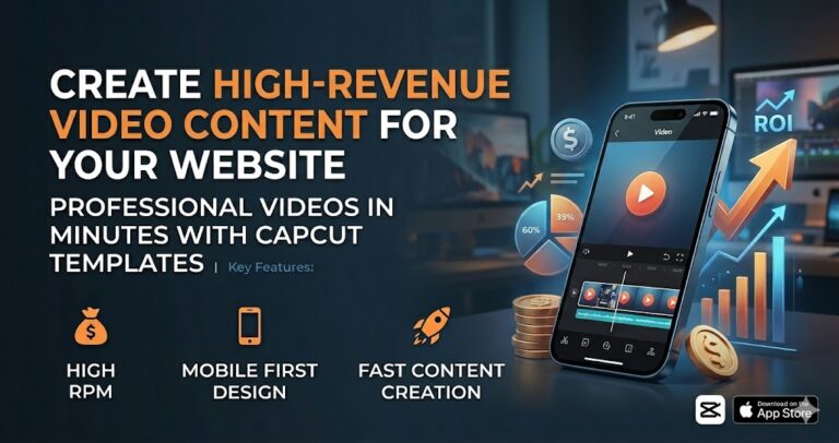 Creating Stunning Visuals Using CapCut Template