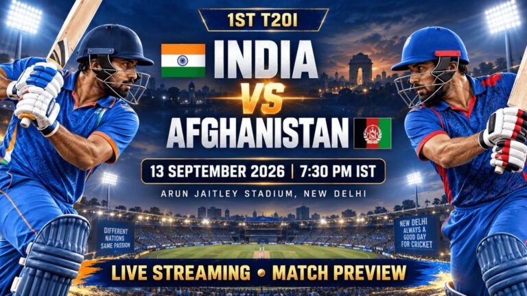 India vs Afghanistan 1st T20I: Live Streaming, Match Time and Android, iOS Links