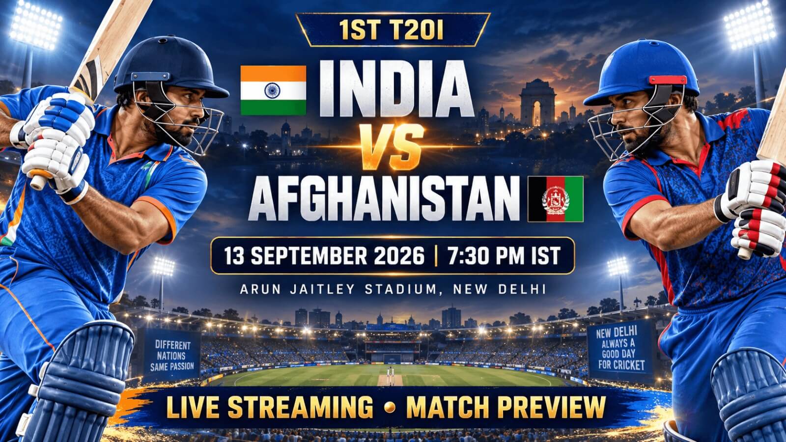 India vs Afghanistan 1st T20I: Live Streaming, Match Time and Android, iOS Links